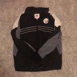 NFL Steelers zip up jacket